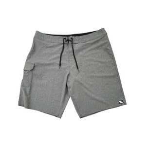 Billabong Recycler All Day Layback Pro Board Shorts Gray‎ Mens 38 Performance